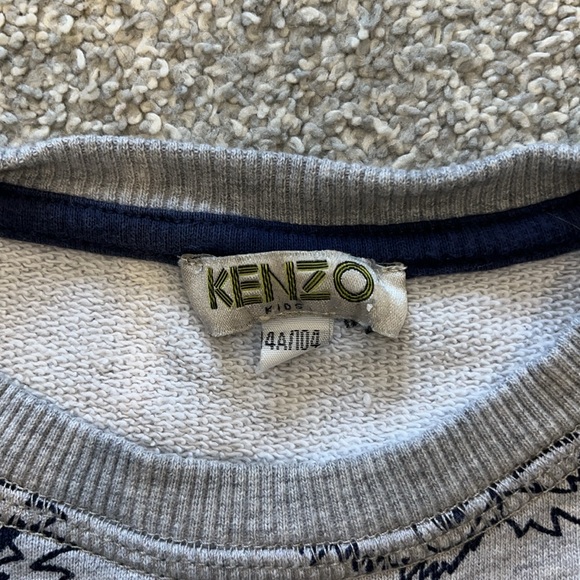 KENZO Kids EUC 4T Toddler Sweatshirt Tiger - Picture 3 of 4